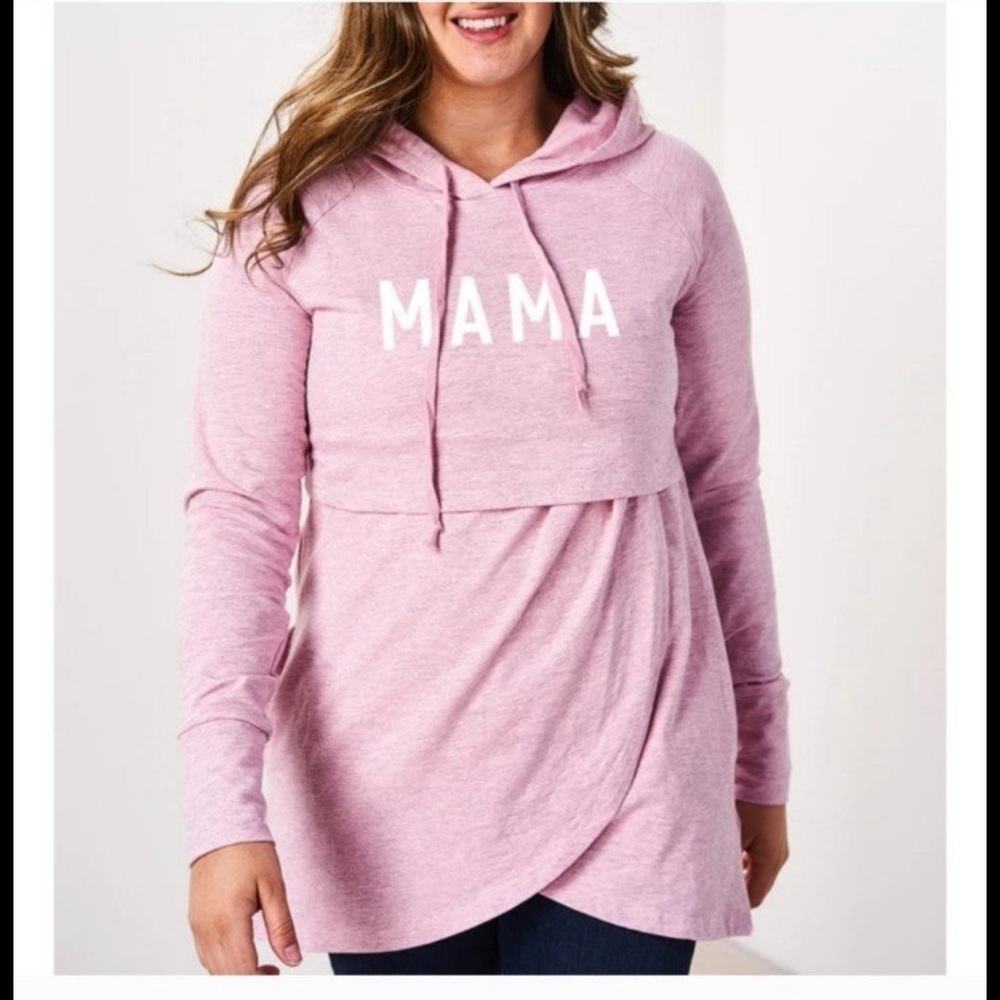 Mama latched mama nursing petal pullover